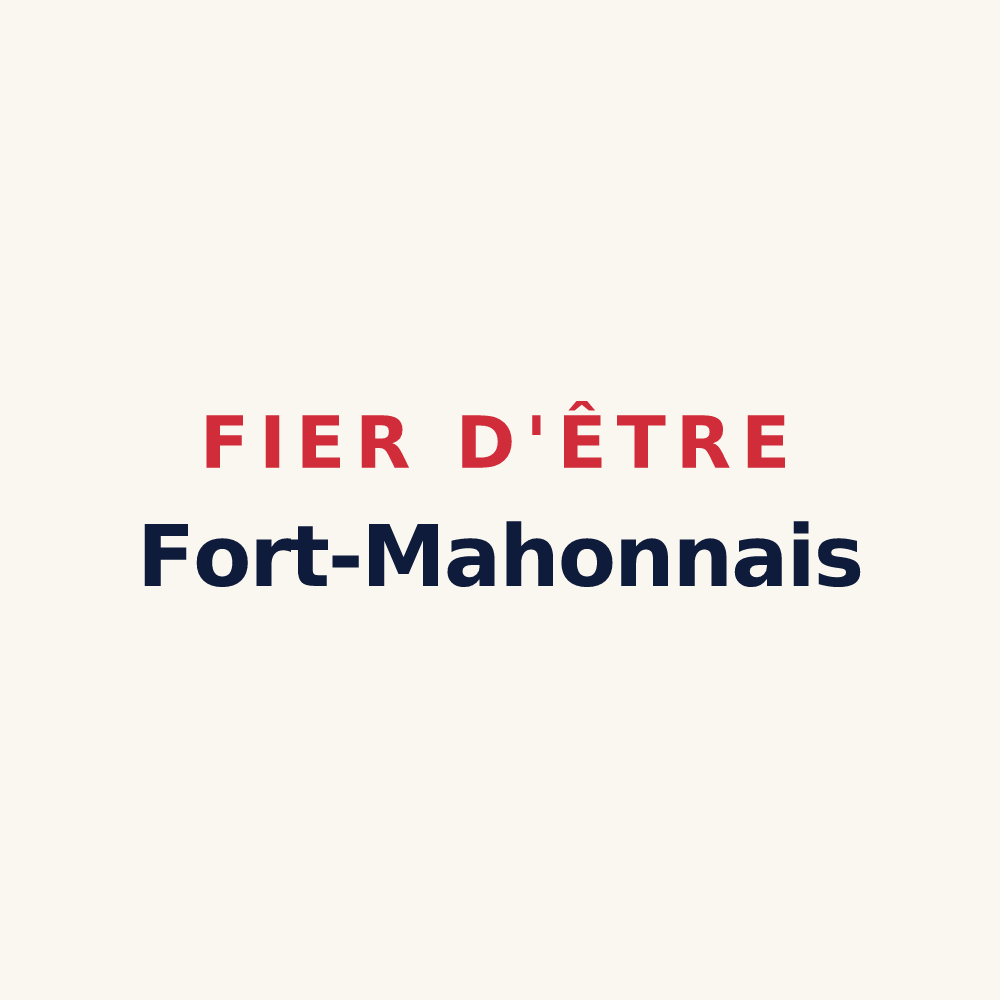 Tasse « Fier d'être Fort-Mahonnais » — design pour Fort-Mahon-Plage