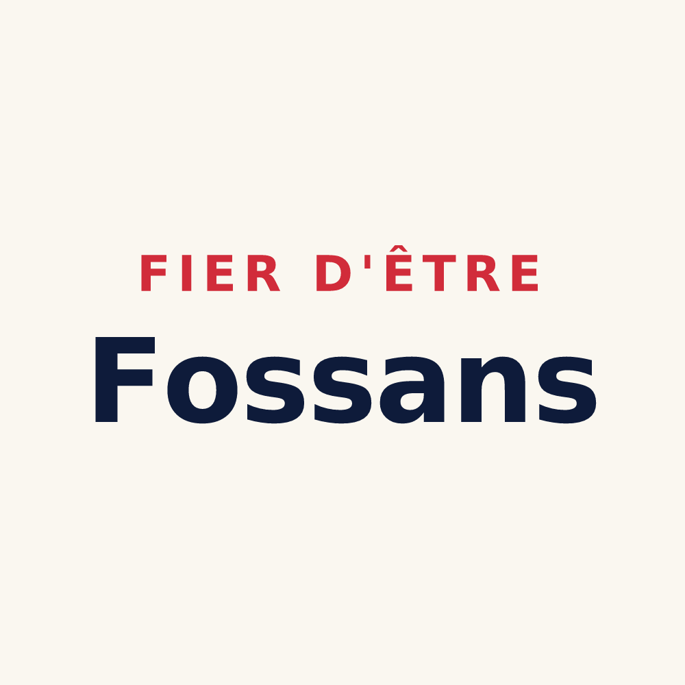 Tasse « Fier d'être Fossans » — design pour Fosse