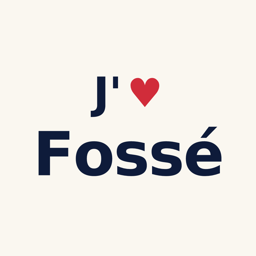 Tasse personnalisée Fossé — design J'aime Fossé