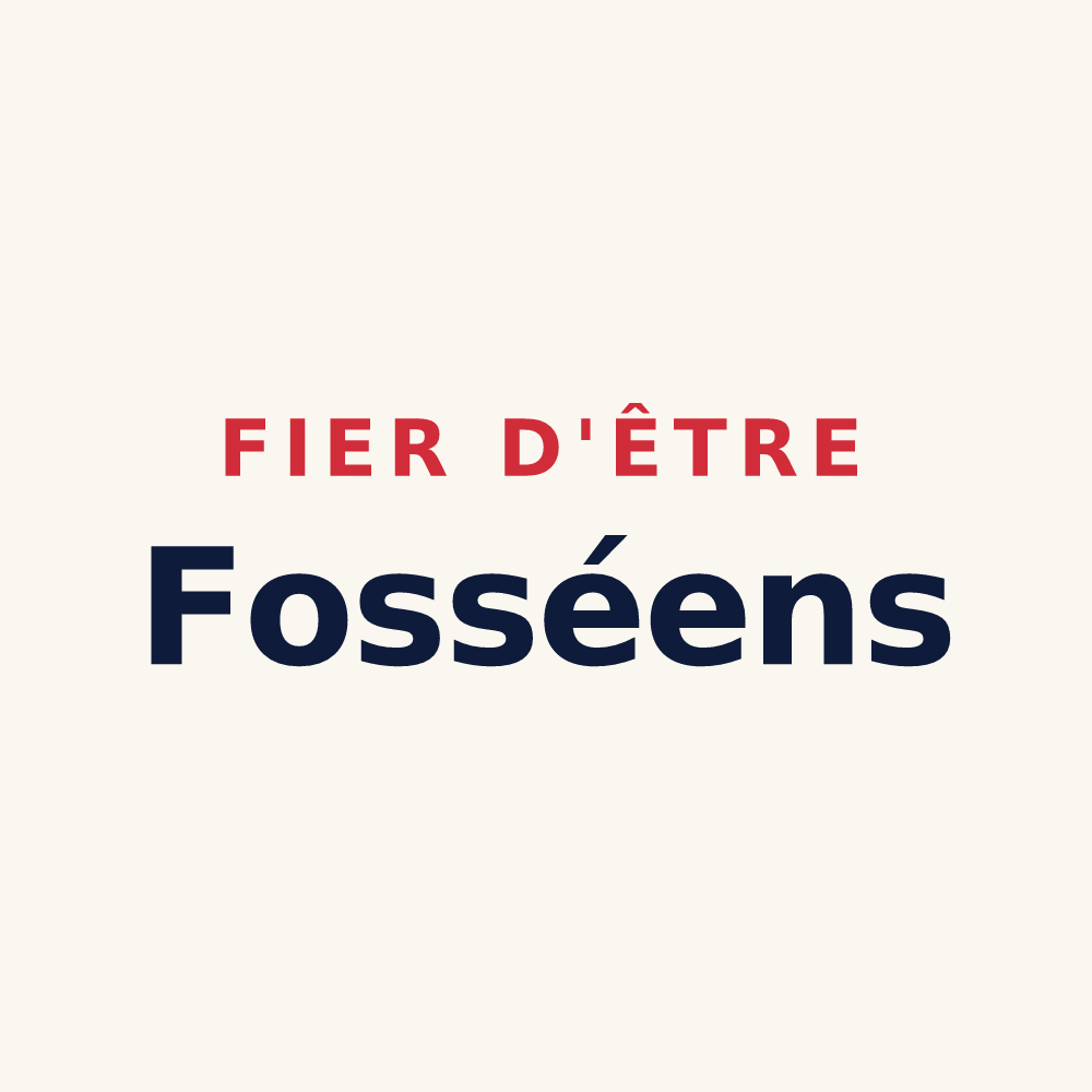 Tasse « Fier d'être Fosséens » — design pour Fossé