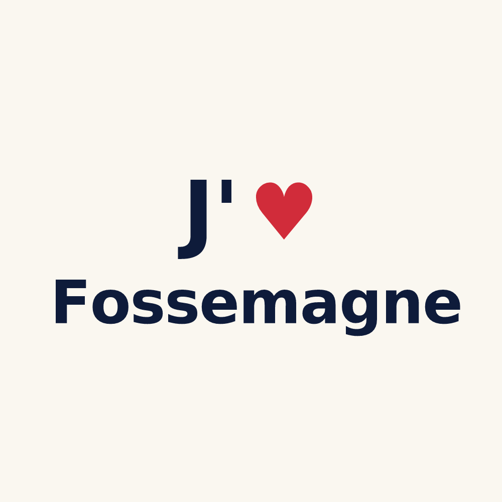 Tasse personnalisée Fossemagne — design J'aime Fossemagne