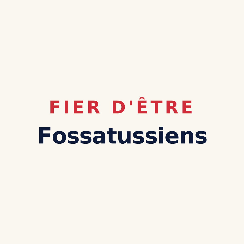 Tasse « Fier d'être Fossatussiens » — design pour Fosses