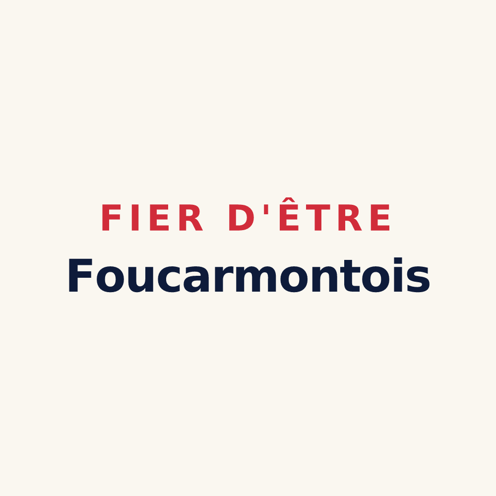 Tasse « Fier d'être Foucarmontois » — design pour Foucarmont