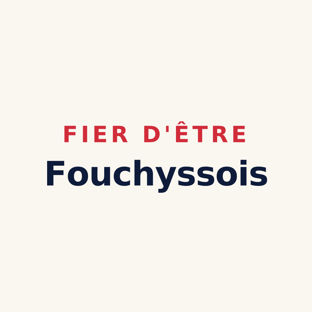 Tasse « Fier d'être Fouchyssois » — design pour Fouchy