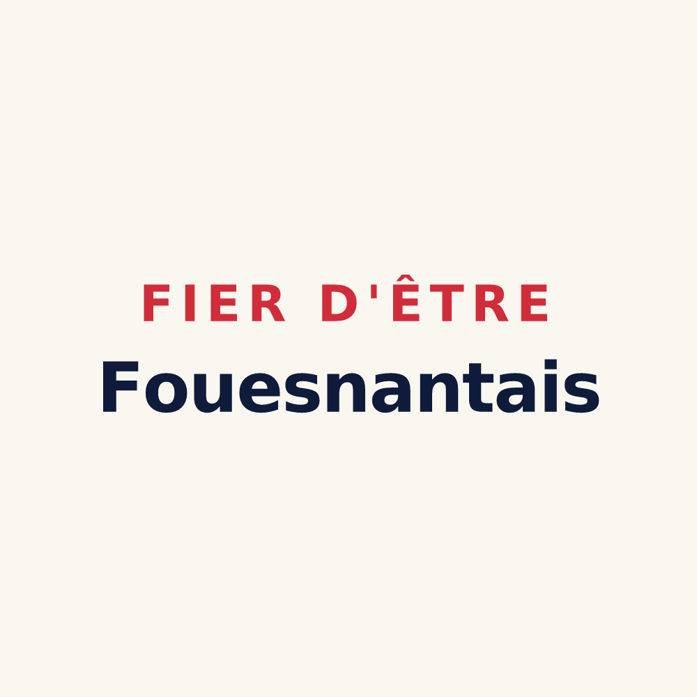 Tasse « Fier d'être Fouesnantais » — design pour Fouesnant