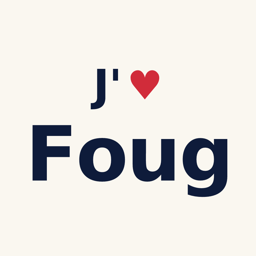 Tasse personnalisée Foug — design J'aime Foug