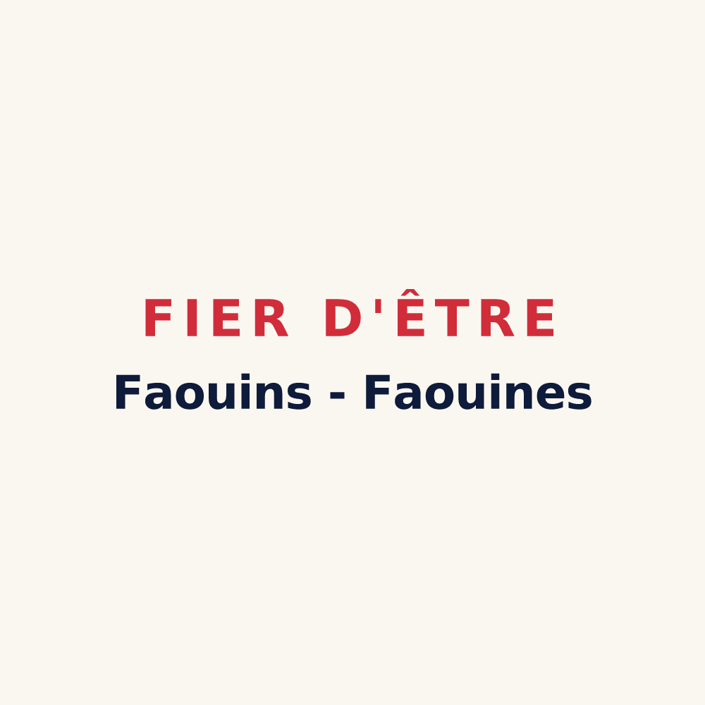 Tasse « Fier d'être Faouins - Faouines » — design pour Foug