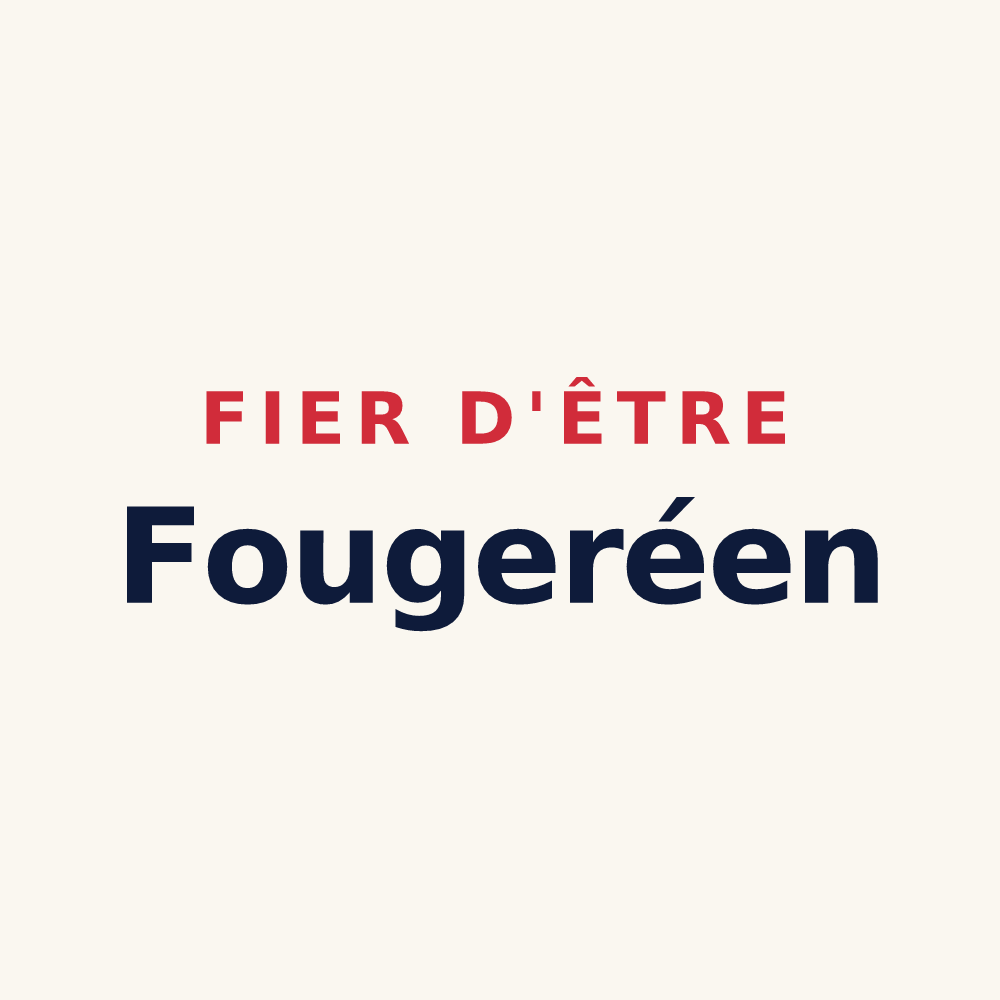 Tasse « Fier d'être Fougeréen » — design pour Fougeré