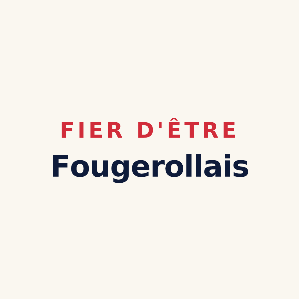 Tasse « Fier d'être Fougerollais » — design pour Fougerolles-du-Plessis