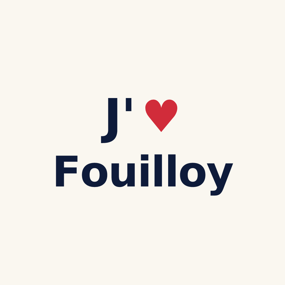 Tasse personnalisée Fouilloy — design J'aime Fouilloy