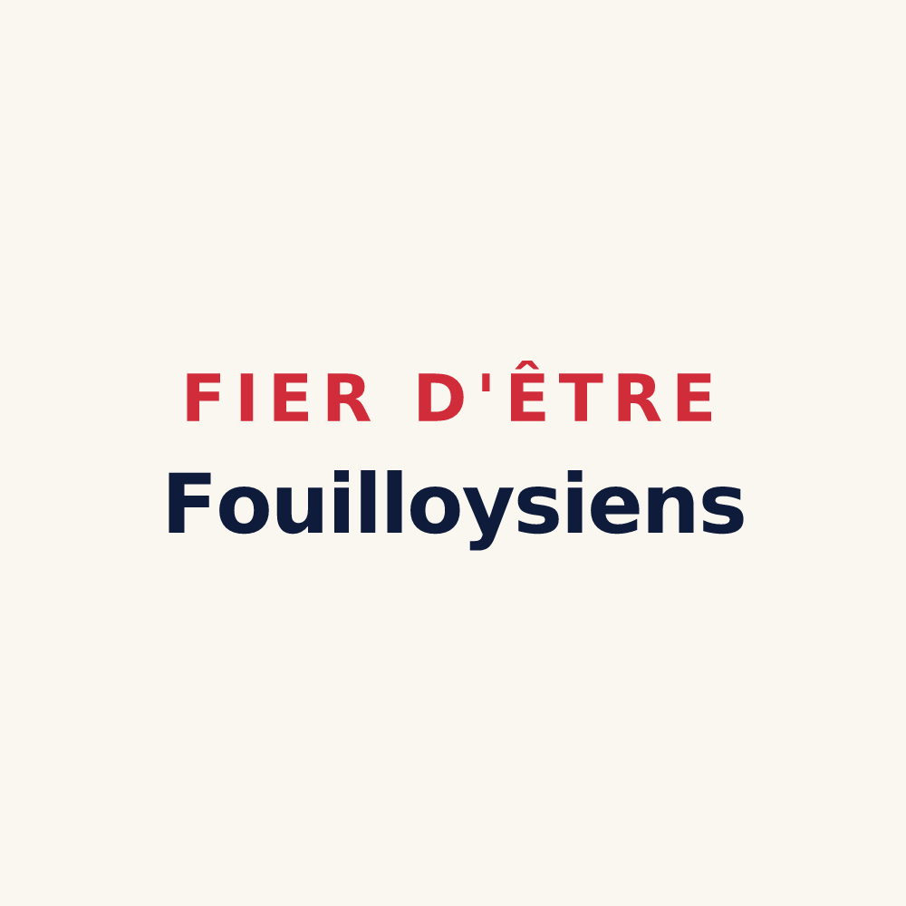 Tasse « Fier d'être Fouilloysiens » — design pour Fouilloy