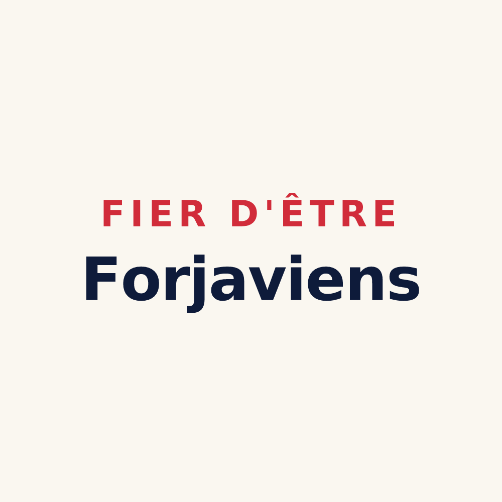 Tasse « Fier d'être Forjaviens » — design pour Fouju