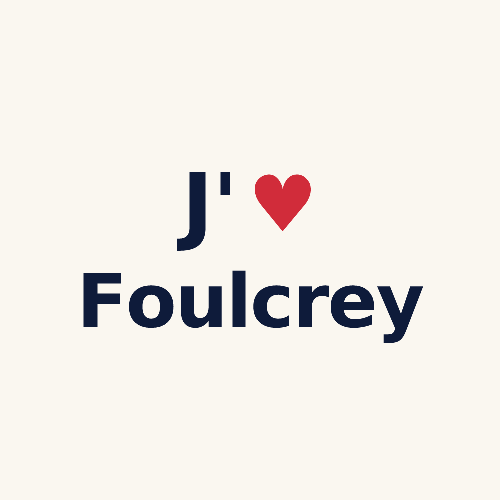 Tasse personnalisée Foulcrey — design J'aime Foulcrey