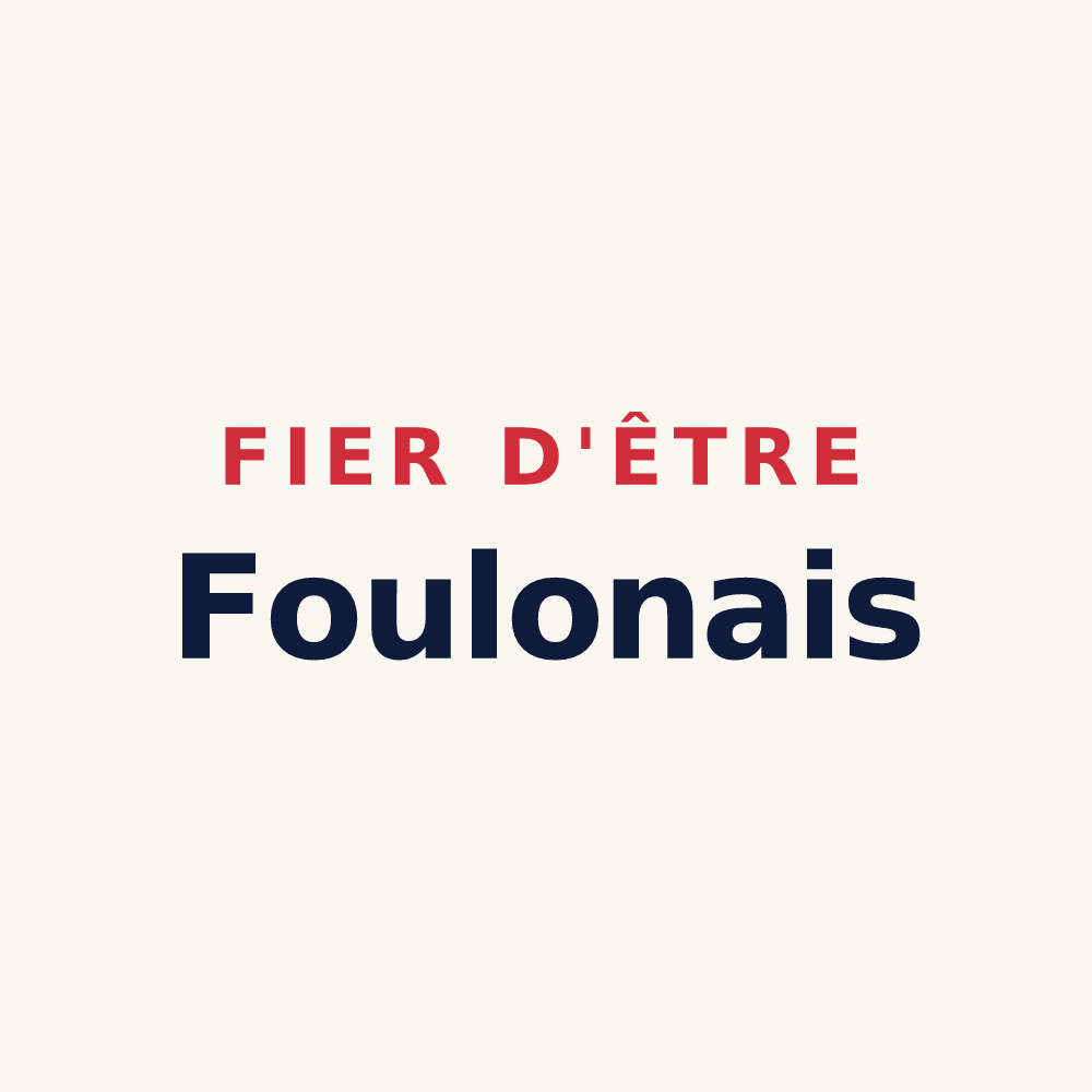 Tasse « Fier d'être Foulonais » — design pour Foulognes