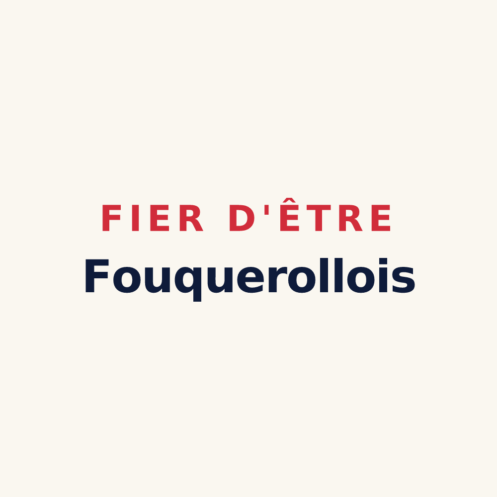 Tasse « Fier d'être Fouquerollois » — design pour Fouquerolles