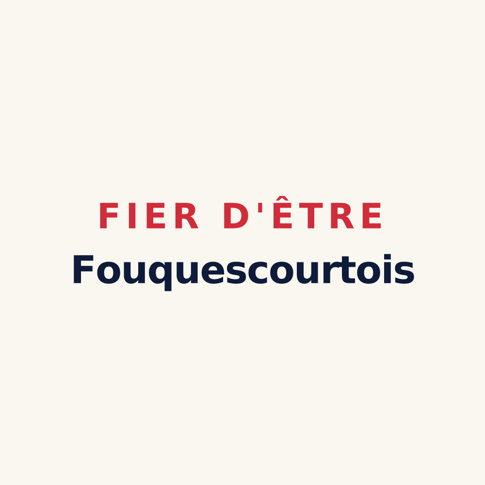 Tasse « Fier d'être Fouquescourtois » — design pour Fouquescourt