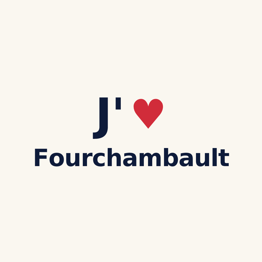 Tasse personnalisée Fourchambault — design J'aime Fourchambault
