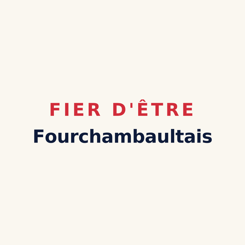 Tasse « Fier d'être Fourchambaultais » — design pour Fourchambault