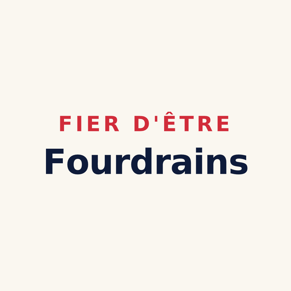 Tasse « Fier d'être Fourdrains » — design pour Fourdrinoy