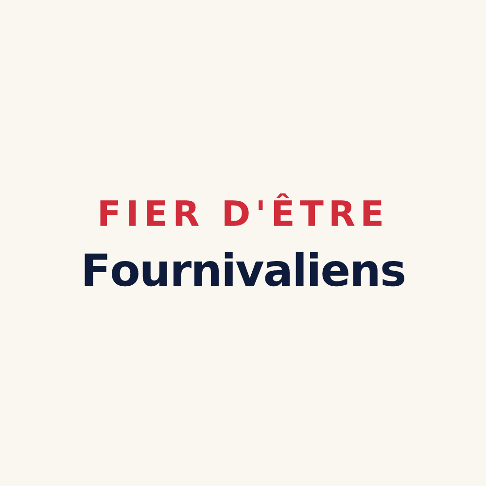 Tasse « Fier d'être Fournivaliens » — design pour Fournival