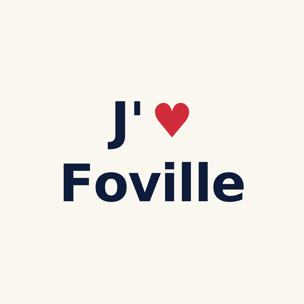 Tasse personnalisée Foville — design J'aime Foville