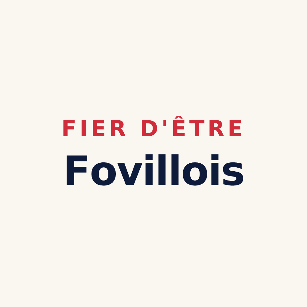 Tasse « Fier d'être Fovillois » — design pour Foville