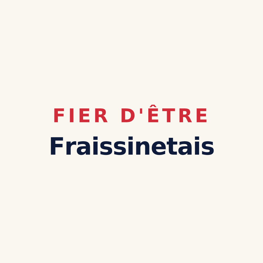 Tasse « Fier d'être Fraissinetais » — design pour Fraissinet-de-Fourques