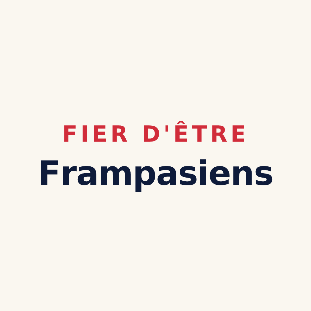 Tasse « Fier d'être Frampasiens » — design pour Frampas