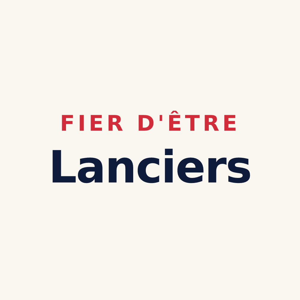 Tasse « Fier d'être Lanciers » — design pour Franchesse