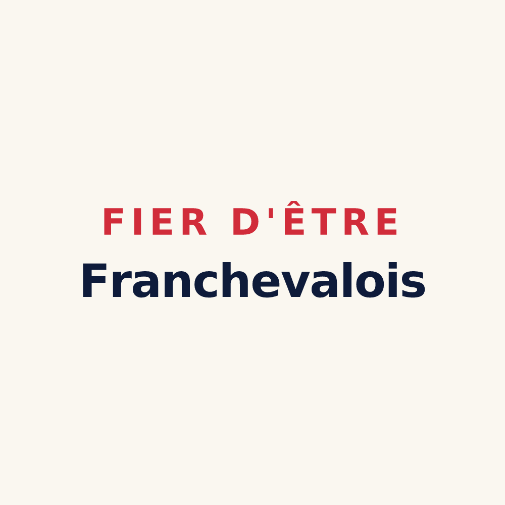 Tasse « Fier d'être Franchevalois » — design pour Francheval