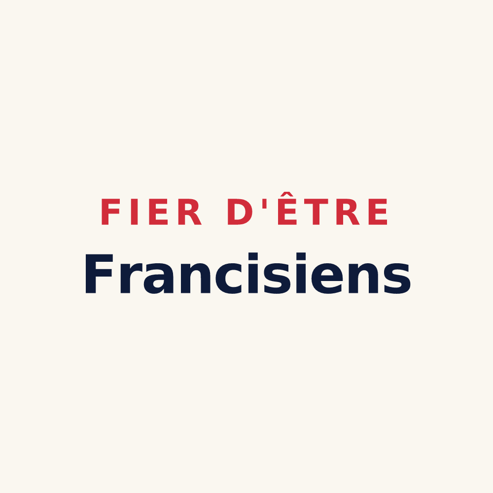 Tasse « Fier d'être Francisiens » — design pour Francières