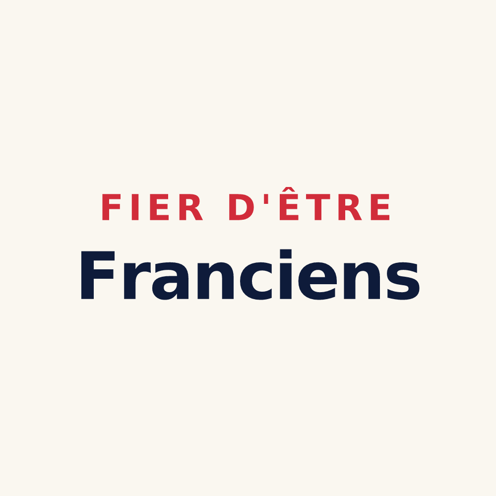 Tasse « Fier d'être Franciens » — design pour François