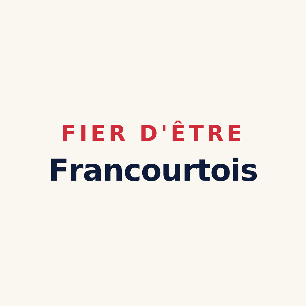 Tasse « Fier d'être Francourtois » — design pour Francourt