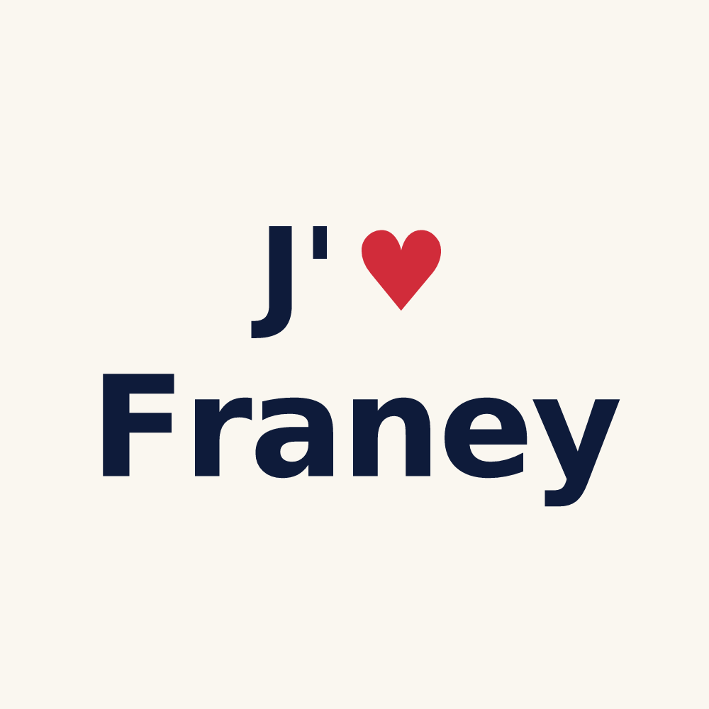 Tasse personnalisée Franey — design J'aime Franey