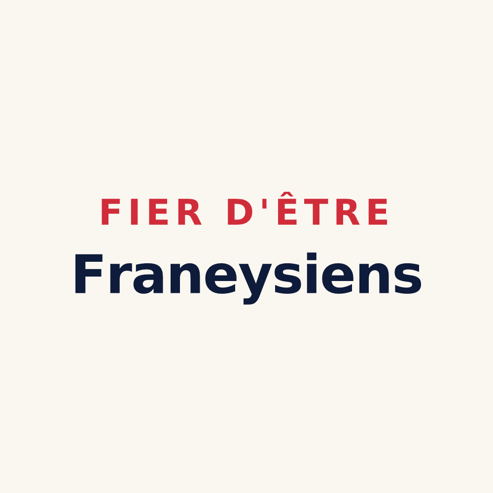 Tasse « Fier d'être Franeysiens » — design pour Franey