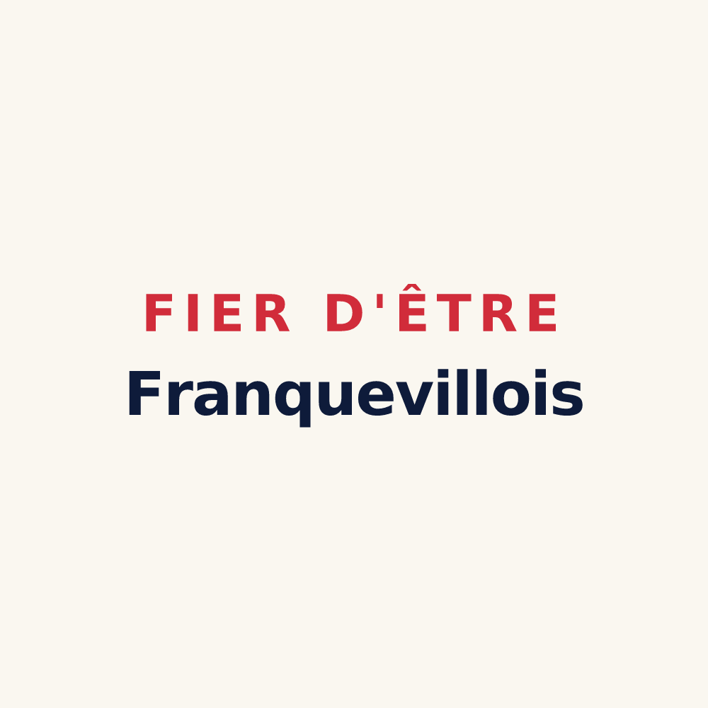 Tasse « Fier d'être Franquevillois » — design pour Franqueville