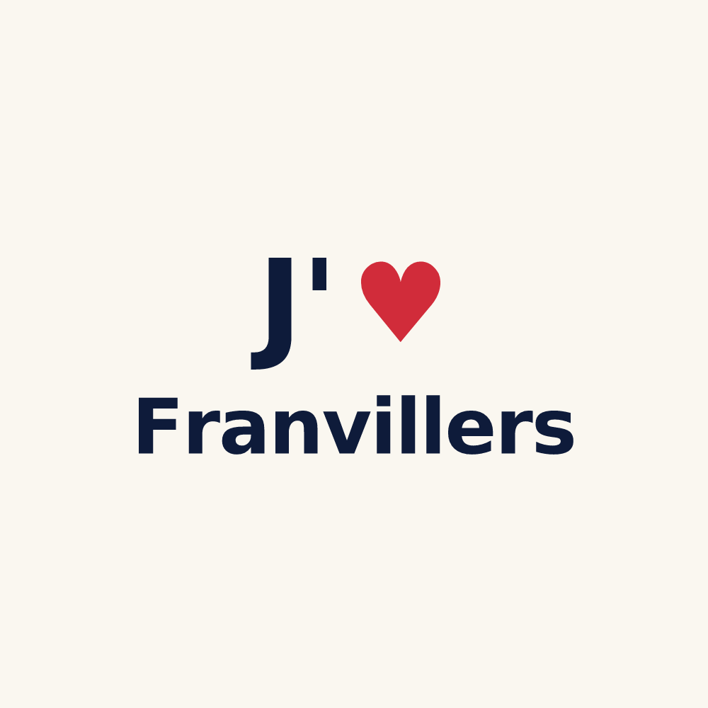 Tasse personnalisée Franvillers — design J'aime Franvillers