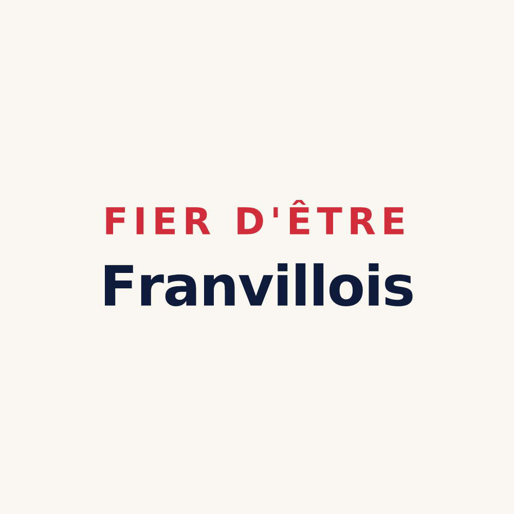 Tasse « Fier d'être Franvillois » — design pour Franvillers