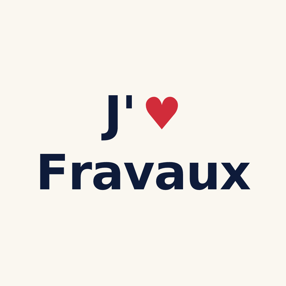 Tasse personnalisée Fravaux — design J'aime Fravaux