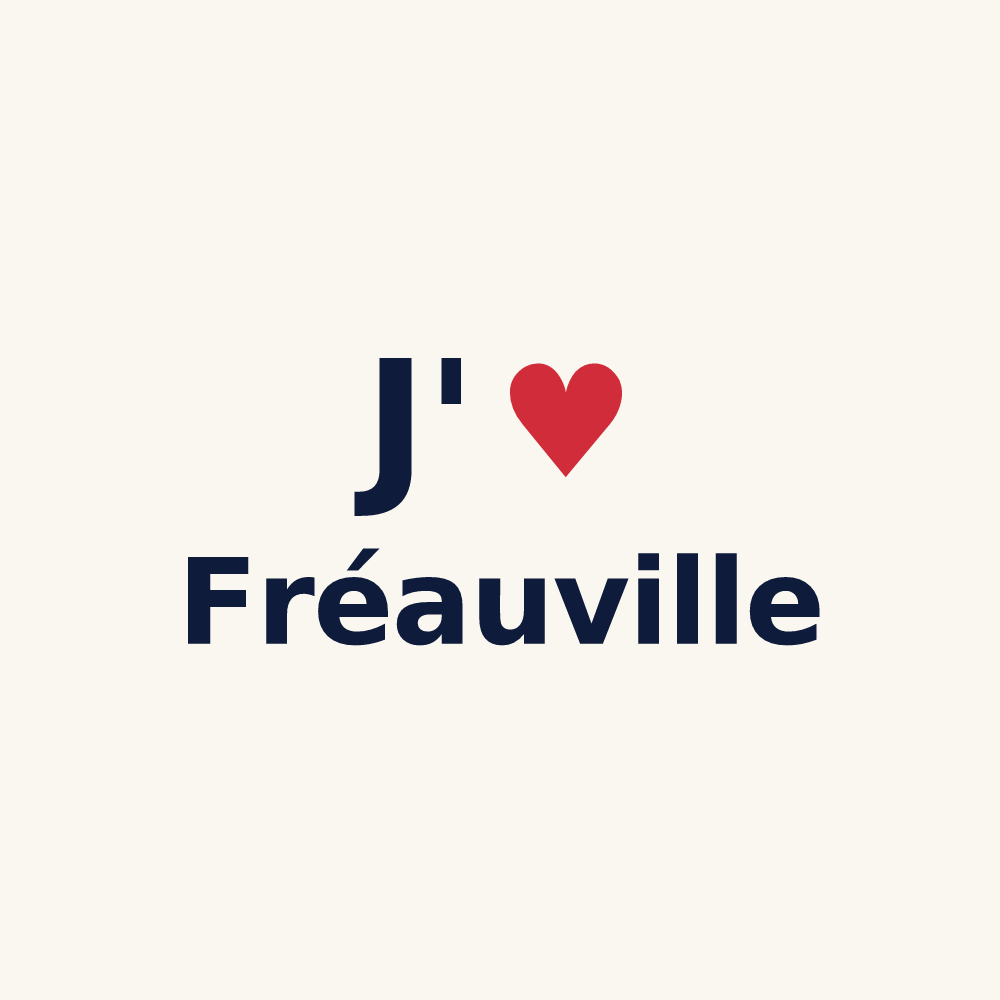 Tasse personnalisée Fréauville — design J'aime Fréauville