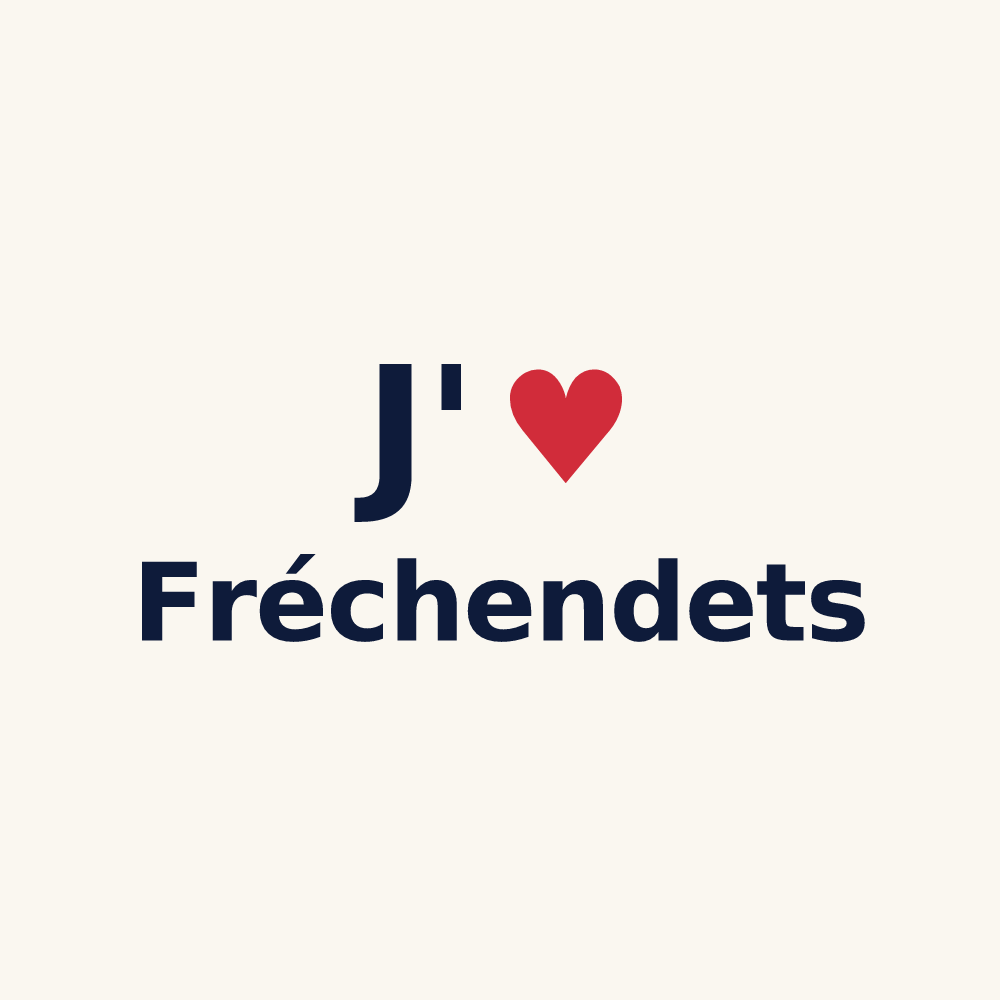 Tasse personnalisée Fréchendets — design J'aime Fréchendets