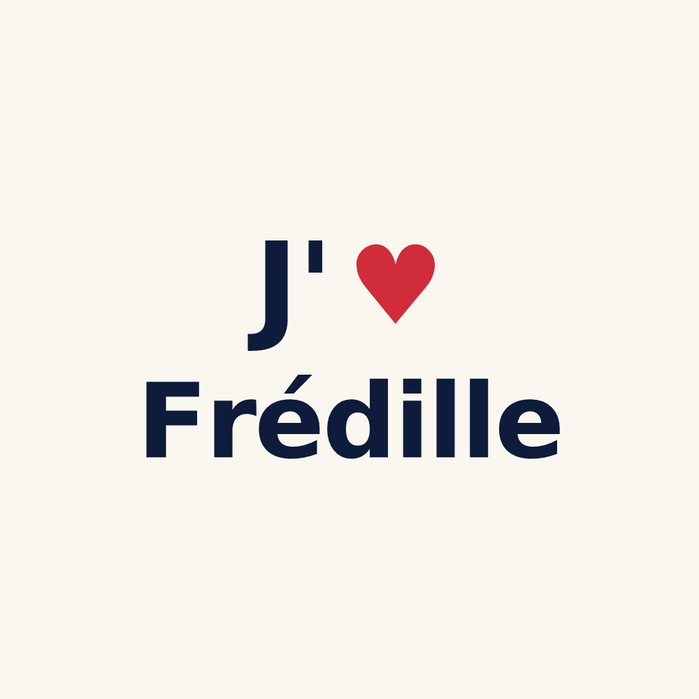 Tasse personnalisée Frédille — design J'aime Frédille