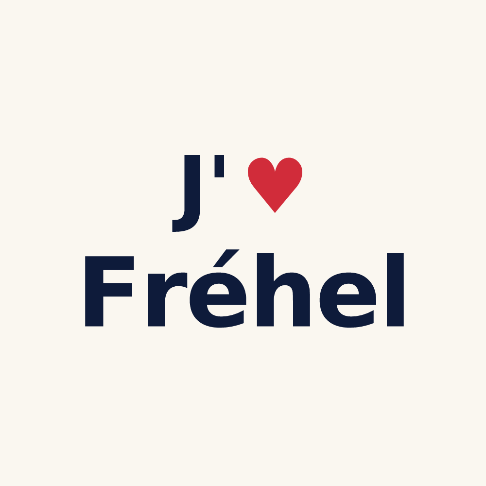 Tasse personnalisée Fréhel — design « J'aime Fréhel » imprimé sur la tasse
