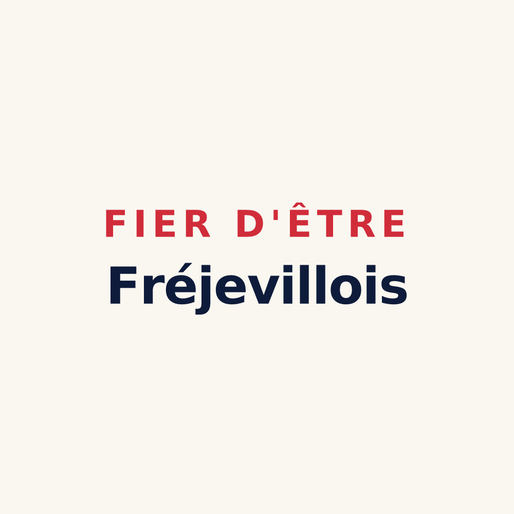 Tasse « Fier d'être Fréjevillois » — design pour Fréjeville