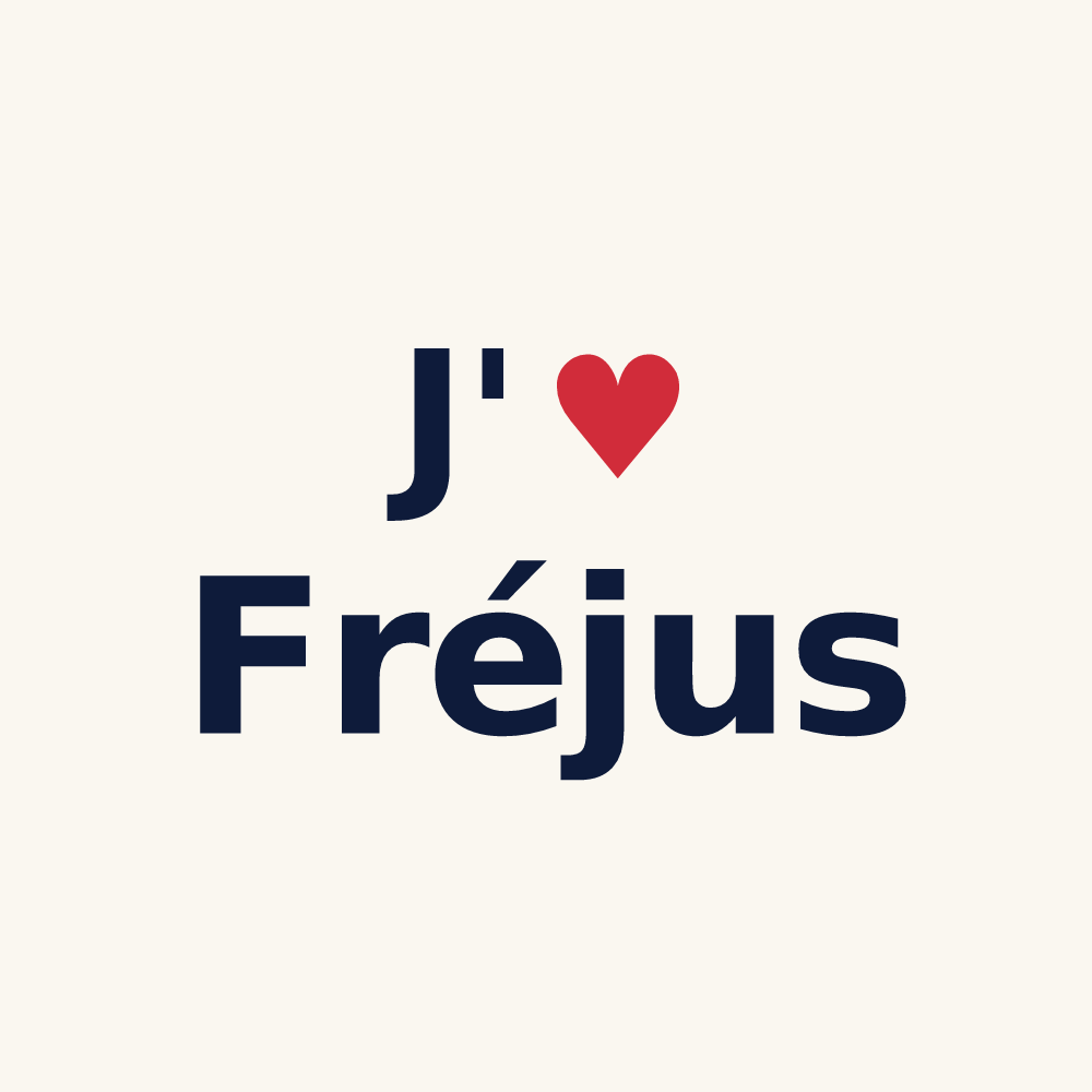 Tasse personnalisée Fréjus — design J'aime Fréjus