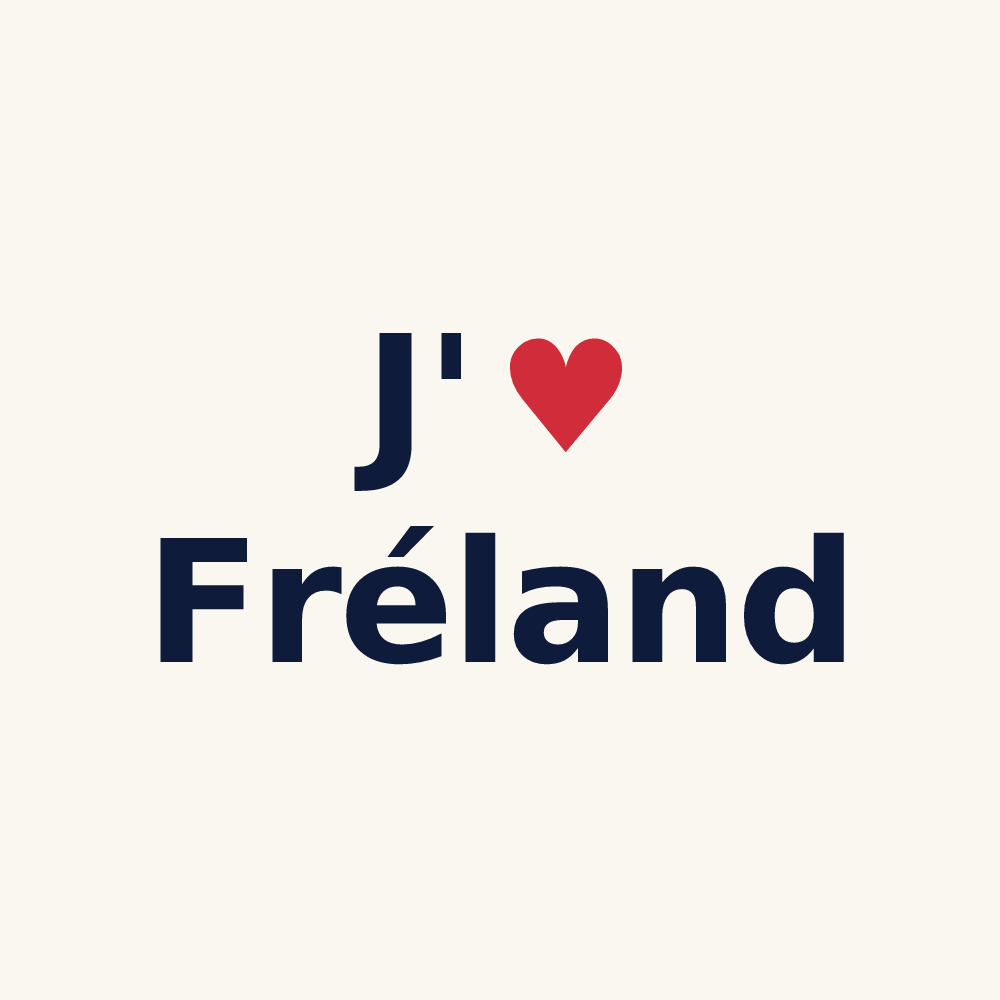 Tasse personnalisée Fréland — design J'aime Fréland