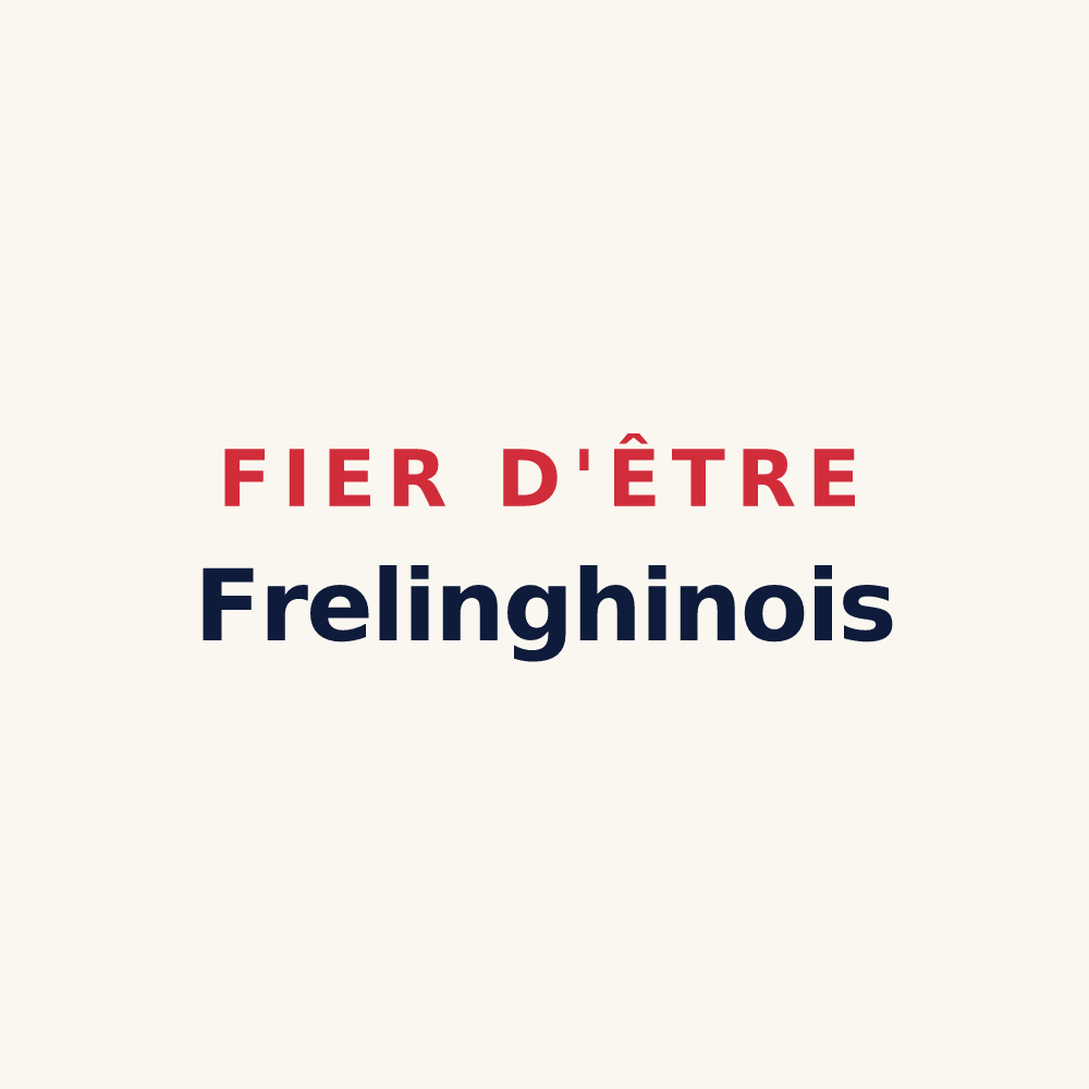 Tasse « Fier d'être Frelinghinois » — design pour Frelinghien
