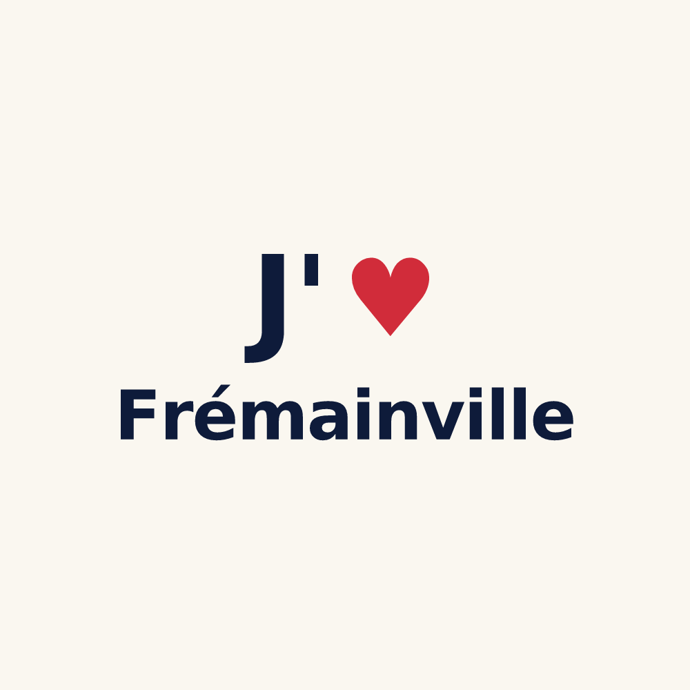 Tasse personnalisée Frémainville — design J'aime Frémainville