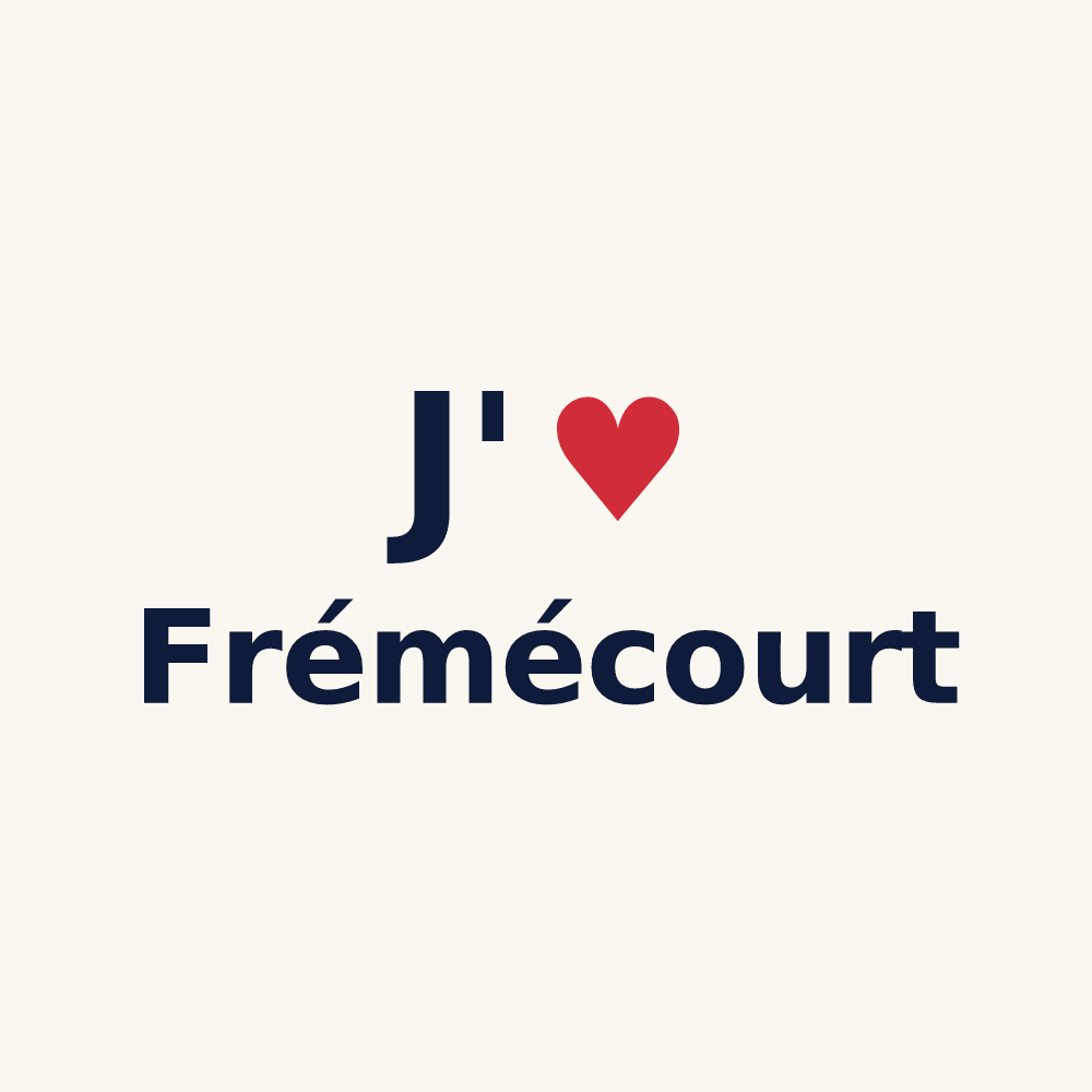 Tasse personnalisée Frémécourt — design J'aime Frémécourt
