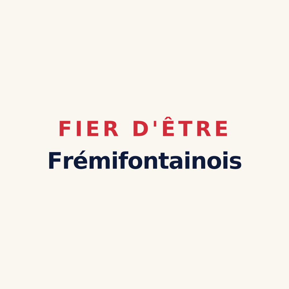 Tasse « Fier d'être Frémifontainois » — design pour Fremifontaine